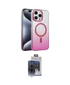 ieg™ iPhone 15 Pro Max Kılıf Ahenk Doku Özel Seri - Siyah Vanessa Magic Cam