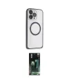 ieg™ iPhone 15 Pro Max Kılıf Ahenk Işık Serisi - Şeffaf 360 Full Body Arka Koruyucu