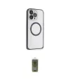 ieg™ iPhone 15 Pro Max Kılıf Ahenk Işık Serisi - Siyah Joko Magic 5D Hayalet Cam
