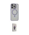 ieg™ iPhone 15 Pro Max Kılıf Ahenk Klasik Özel Seri - Siyah Bilvis 3D Cam Ekran Koruyucu