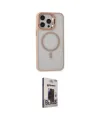 ieg™ iPhone 15 Pro Max Kılıf Ahenk Klasik Özel Seri - Siyah Bilvis Hayalet Cam Ekran Koruyucu
