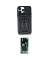 ieg™ iPhone 15 Pro Max Kılıf Ahenk Klasik - Şeffaf 360 Full Body Arka Koruyucu