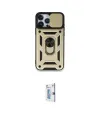 ieg™ iPhone 15 Pro Max Kılıf Ahenk Klasik - Siyah Bilvis 0.18mm Plus Cam Ekran Koruyucu