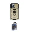 ieg™ iPhone 15 Pro Max Kılıf Ahenk Klasik - Siyah Vanessa Magic Cam