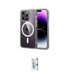 ieg™ iPhone 15 Pro Max Kılıf Ahenk Minimal Serisi - Siyah Bilvis 0.18mm Plus Cam Ekran Koruyucu