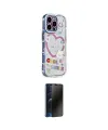 ieg™ iPhone 15 Pro Max Kılıf Ahenk Modern Serisi - Siyah 3D Antistatik Hayalet Cam Ekran Koruyucu