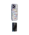 ieg™ iPhone 15 Pro Max Kılıf Ahenk Modern Serisi - Siyah 3D Antistatik Hayalet Cam Ekran Koruyucu