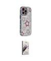 ieg™ iPhone 15 Pro Max Kılıf Ahenk Modern Serisi - Siyah Bilvis 3D Mat Cam Ekran Koruyucu