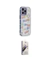 ieg™ iPhone 15 Pro Max Kılıf Ahenk Modern Serisi - Siyah Bilvis 3D Mat Cam Ekran Koruyucu