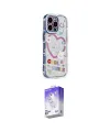 ieg™ iPhone 15 Pro Max Kılıf Ahenk Modern Serisi - Siyah Bilvis 5in1 3D Magic Cam Ekran Koruyucu