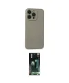 ieg™ iPhone 15 Pro Max Kılıf Ahenk Serisi - Şeffaf 360 Full Body Arka Koruyucu