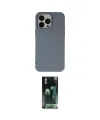 ieg™ iPhone 15 Pro Max Kılıf Ahenk Serisi - Şeffaf 360 Full Body Arka Koruyucu
