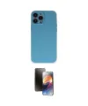 ieg™ iPhone 15 Pro Max Kılıf Ahenk Serisi - Siyah 3D Antistatik Mat Seramik Nano Ekran Koruyucu