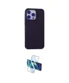 ieg™ iPhone 15 Pro Max Kılıf Ahenk Serisi - Siyah 3D Antistatik Seramik Nano Ekran Koruyucu