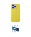 ieg™ iPhone 15 Pro Max Kılıf Ahenk Serisi - Siyah 3D Antistatik Seramik Nano Ekran Koruyucu