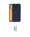 ieg™ iPhone 15 Pro Max Kılıf Ahenk Serisi - Siyah Bilvis 0.18mm Plus Cam Ekran Koruyucu