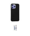 ieg™ iPhone 15 Pro Max Kılıf Ahenk Serisi - Siyah Bilvis 0.18mm Plus Cam Ekran Koruyucu