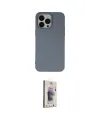 ieg™ iPhone 15 Pro Max Kılıf Ahenk Serisi - Siyah Bilvis 3D Cam Ekran Koruyucu