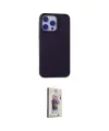 ieg™ iPhone 15 Pro Max Kılıf Ahenk Serisi - Siyah Bilvis 3D Cam Ekran Koruyucu