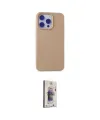 ieg™ iPhone 15 Pro Max Kılıf Ahenk Serisi - Siyah Bilvis 3D Cam Ekran Koruyucu