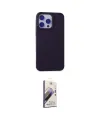 ieg™ iPhone 15 Pro Max Kılıf Ahenk Serisi - Siyah Bilvis 3D Mat Cam Ekran Koruyucu