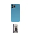 ieg™ iPhone 15 Pro Max Kılıf Ahenk Serisi - Siyah Bilvis Hayalet Cam Ekran Koruyucu