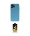 ieg™ iPhone 15 Pro Max Kılıf Ahenk Serisi - Siyah Buffer Cam Ekran Koruyucu
