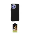 ieg™ iPhone 15 Pro Max Kılıf Ahenk Serisi - Siyah Buffer Cam Ekran Koruyucu