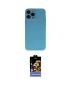 ieg™ iPhone 15 Pro Max Kılıf Ahenk Serisi - Siyah Buffer Hayalet Cam Ekran Koruyucu
