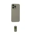 ieg™ iPhone 15 Pro Max Kılıf Ahenk Serisi - Siyah Joko Magic 5D Hayalet Cam
