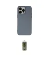 ieg™ iPhone 15 Pro Max Kılıf Ahenk Serisi - Siyah Joko Magic 5D Hayalet Cam