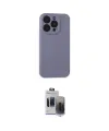 ieg™ iPhone 15 Pro Max Kılıf Ahenk Serisi - Siyah Vanessa Magic Hayalet Cam