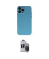 ieg™ iPhone 15 Pro Max Kılıf Ahenk Serisi - Siyah Vanessa Magic Hayalet Cam