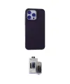ieg™ iPhone 15 Pro Max Kılıf Ahenk Serisi - Siyah Vanessa Magic Hayalet Cam
