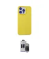 ieg™ iPhone 15 Pro Max Kılıf Ahenk Serisi - Siyah Vanessa Magic Hayalet Cam