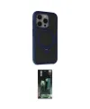 ieg™ iPhone 15 Pro Max Kılıf Ahenk Yansıma Özel Seri - Şeffaf 360 Full Body Arka Koruyucu