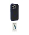 ieg™ iPhone 15 Pro Max Kılıf Ahenk Yansıma Özel Seri - Şeffaf Pasifik Cam Ekran Koruyucu