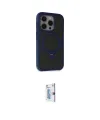 ieg™ iPhone 15 Pro Max Kılıf Ahenk Yansıma Özel Seri - Siyah Bilvis 0.18mm Plus Cam Ekran Koruyucu