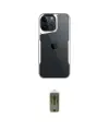 ieg™ iPhone 15 Pro Max Kılıf Akış Çizgi Koleksiyonu - Siyah Joko Magic 5D Hayalet Cam