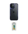 ieg™ iPhone 15 Pro Max Kılıf Akış Çizgi Koleksiyonu - Siyah Polymer Nano Ekran Koruyucu