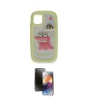 ieg™ iPhone 15 Pro Max Kılıf Akış Yansıma - Siyah 3D Antistatik Mat Seramik Nano Ekran Koruyucu