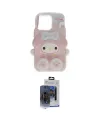 ieg™ iPhone 15 Pro Max Kılıf Akış Yansıma - Siyah Vanessa Magic Cam