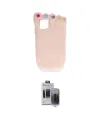 ieg™ iPhone 15 Pro Max Kılıf Akış Yansıma - Siyah Vanessa Magic Hayalet Cam