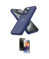 ieg™ iPhone 15 Pro Max Kılıf Atlas Form - Siyah 3D Antistatik Mat Seramik Nano Ekran Koruyucu