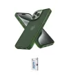 ieg™ iPhone 15 Pro Max Kılıf Atlas Form - Siyah Bilvis 0.18mm Plus Cam Ekran Koruyucu