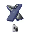 ieg™ iPhone 15 Pro Max Kılıf Atlas Form - Siyah Vanessa Magic Hayalet Cam
