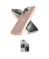 ieg™ iPhone 15 Pro Max Kılıf Atlas Form - Siyah Vanessa Magic Hayalet Cam