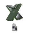 ieg™ iPhone 15 Pro Max Kılıf Atlas Form - Siyah Vanessa Magic Hayalet Cam