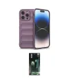 ieg™ iPhone 15 Pro Max Kılıf Atlas Koleksiyonu - Şeffaf 360 Full Body Arka Koruyucu