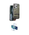 ieg™ iPhone 15 Pro Max Kılıf Atlas Minimal Özel Seri - Siyah 3D Antistatik Seramik Nano Ekran Koruyucu